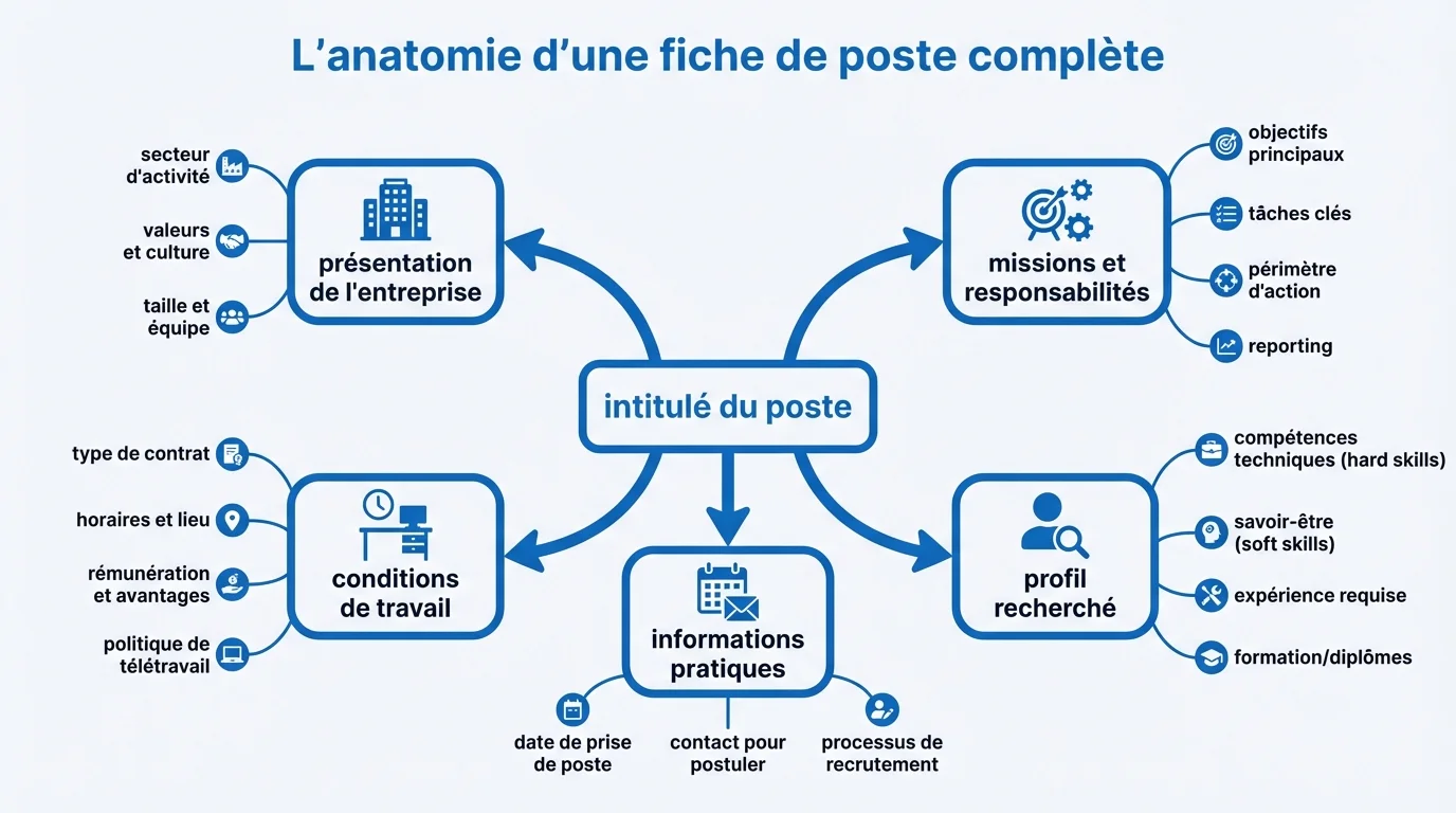 L'anatomie d'une fiche de poste complète