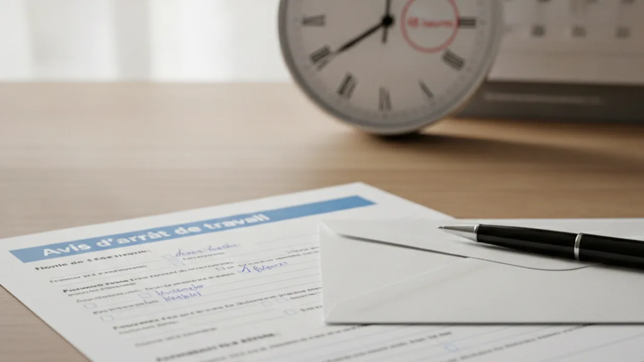 Envoi de l'avis d'arrêt de travail sous 48 heures